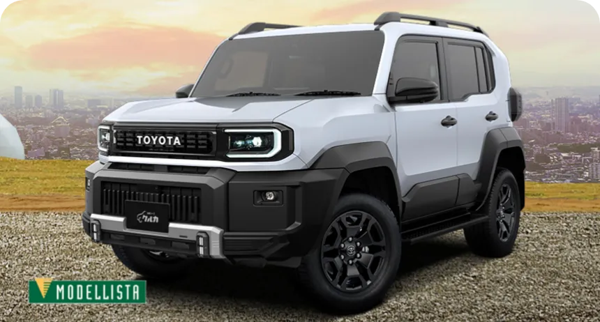 トヨタ ランドクルーザーFJ MODELLISTAエアロ装着イメージ