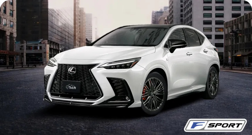 レクサス  NX F SPORTエアロ装着イメージ