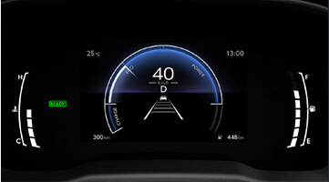 マルチインフォメーションディスプレイ（7.0インチカラーTFT液晶）＋デジタルメーター（メーター照度コントロール機能付）