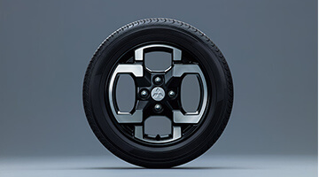 155/65R14タイヤ+14インチアルミホイール（2WD）