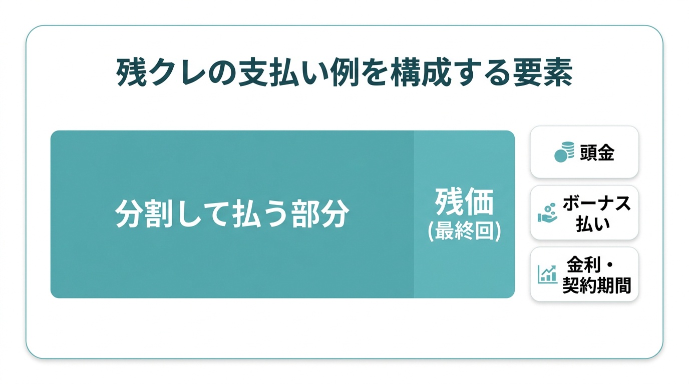 アルファードの残クレ支払い例はどう決まるのか