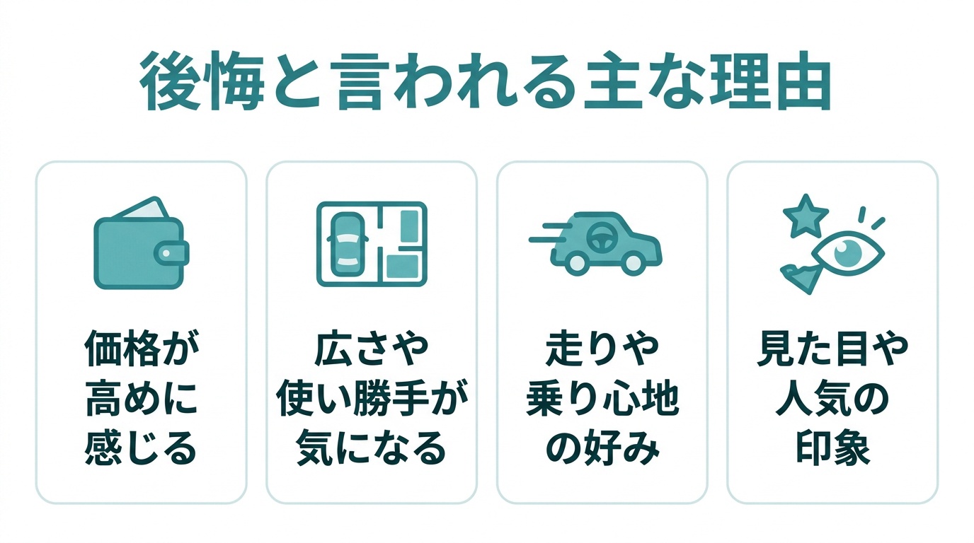 クラウンスポーツで「後悔」と言われるのはなぜ?